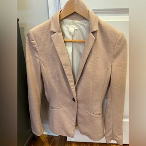 H&M women’s blush colored blazer size 6